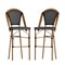 Flash Furniture NavyWhite PE Rattan Stacking Paris Stools, 2PK 2-SDA-AD642001-BS-BKWH-NAT-GG - alternate 6